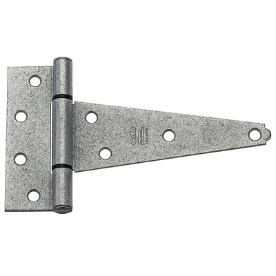 National Hardware N129-445 T-Hinge, Galvanized Steel, 6 In.