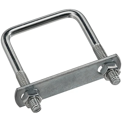 National Hardware N222-356 U Bolt with Plate & Hex Nuts, 5/16 x 2 x 3 In.
