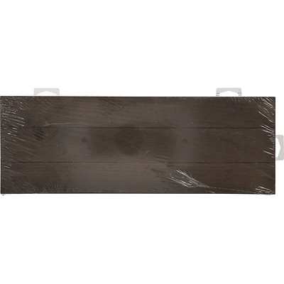 5028104 Brown Wood Rustic Address Plate, Brown - Pack of 3