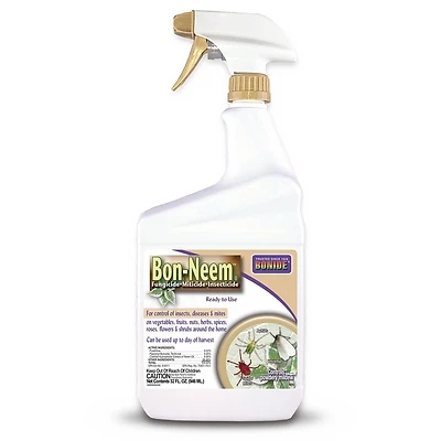 Bonide 025 Bon-Neem Neem Oil Fungicide, Insecticide & Miticide, 32 oz.