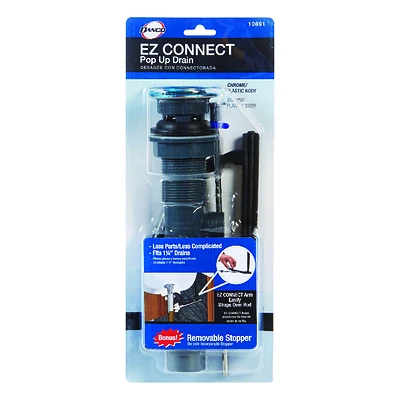 Danco 10691 Lavatory Drain Assembly, 1-1/4 In. Connection, Chrome