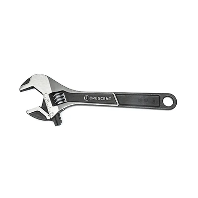 Wide-Jaw Adjustable Wrench, 10 In.