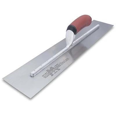 20 x 4 In. Finishing Trowel, Curved DuraSoft Handle