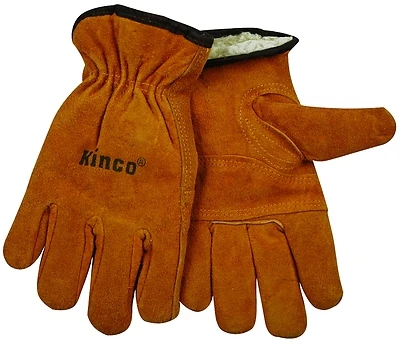 Kinco 51PL-XL Cowhide Driver Work Gloves, Men's XL, Keystone Thumb
