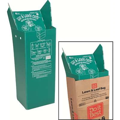 luster leaf A650 Chute, 30 gal Capacity, Plastic, Green