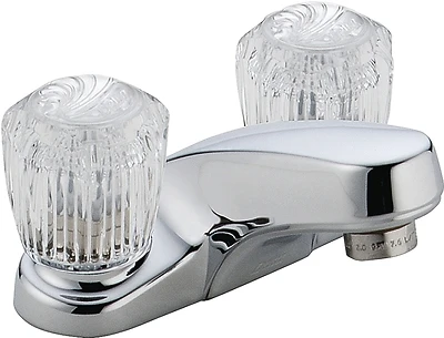 Classic Chrome 2-handle 4 In. Centerset Bathroom Faucet Model 2502lf