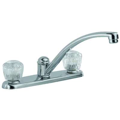 Series 2-handle Chrome Kitchen Faucet, Model 2102lf
