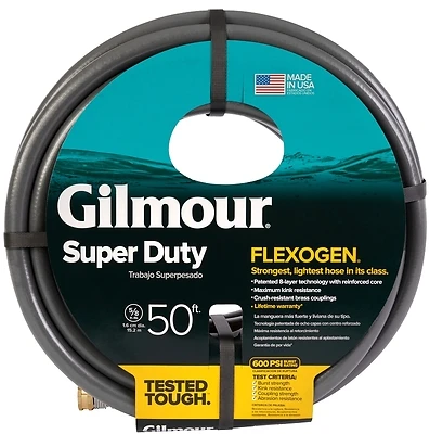 Gilmour 874501-1021 Flexogen Garden Hose, 8-Ply, 5/8 In. x 50 Ft.