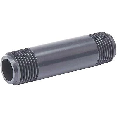 Schedule 80 PVC Pipe Nipple, 2 x 6 In.