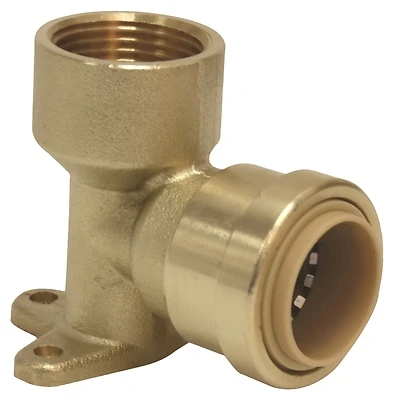 Push-On Drop Pipe Elbow, 90 Degrees, 1/2 In. Copper x Female