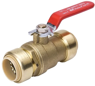Proline Push-Fit Ball Valve, Low Lead, 1/2 In.
