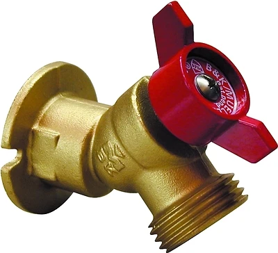 Sillcock, Flanged, Quarter-Turn, 3/4 In. FIP