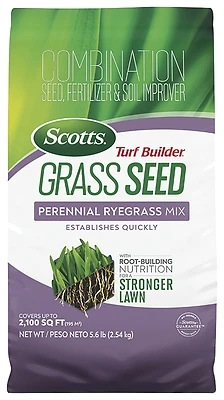 Scotts 18039 Turf Builder Perennial Ryegrass Mix Grass Seed, 5.6 Lbs.