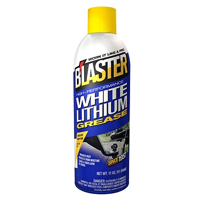 B'laster 16-LG White Lithium Grease Aerosol, 11 Oz.