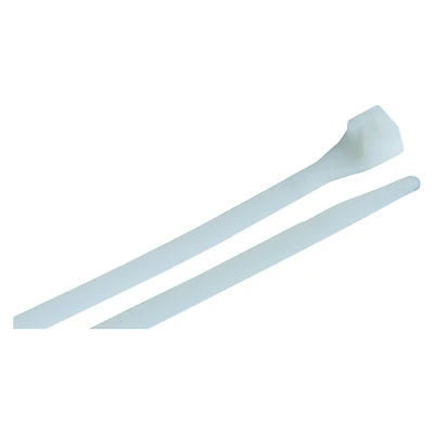 Gardner Bender 46-310 Cable Tie, 11 In., White Nylon, 100-Pk.