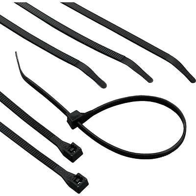 Gardner Bender 45-312UVB Cable Ties, Black Nylon, 11 In., 8-Pack