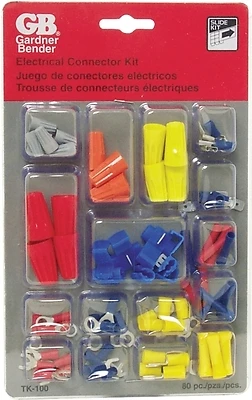 Gardner Bender TK-100 Wire Connector Kit, Solderless, 100-Pc.