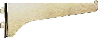 Knape & Vogt 180BR8 Shelf Bracket, Brass Steel, 8 In., 320 Lb.