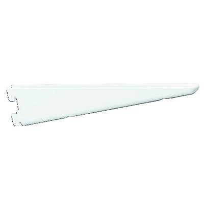 Knape & Vogt 182 WH 9 Dual-Track Shelf Bracket, Heavy-Duty, White Steel, 9-In.