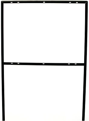Sign Frame, Black Heavy-Gauge Iron, 24-3/8 x 41-In.