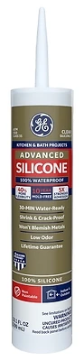 Advanced Silicone 2 Kitchen & Bath Sealant, Clear, 10.1 oz.
