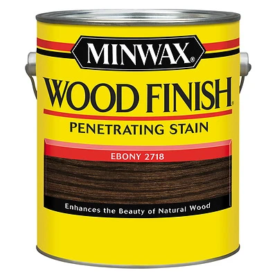 Wood Finish, Ebony, Gallon