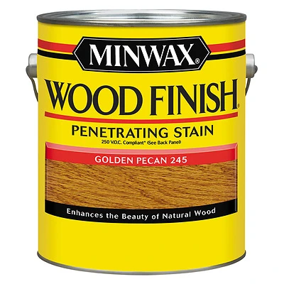 Minwax 71084 Wood Finish Penetrating Stain, Golden Pecan, 1-Gallon