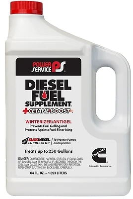 Power Service 1064 Diesel Fuel Supplement +Cetane Boost, Anti-Gel, 64 oz.
