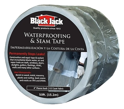4 In. X 50 Ft. Gray Waterproofing And Seam Tape For All Surfaces