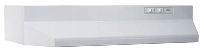 41000 Series 24 In. Non-ducted White Range Hood With Light
