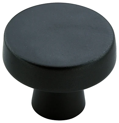 Blackrock Cabinet Knob, Black Bronze, 1-5/16 In.