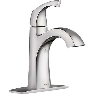 Lindor Single-Handle, High-Arc Bathroom Faucet, Chrome