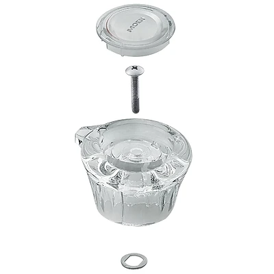 Moen 98037 Handle Kit, Acrylic, Touch Control Tub/Shower Faucet