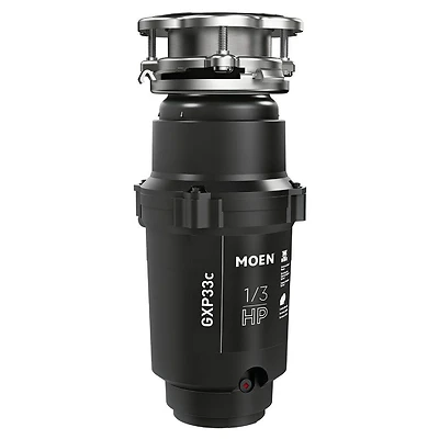 Moen GXP33C GX Pro Series Garbage Disposal, 1/3 HP, Continuous Feed