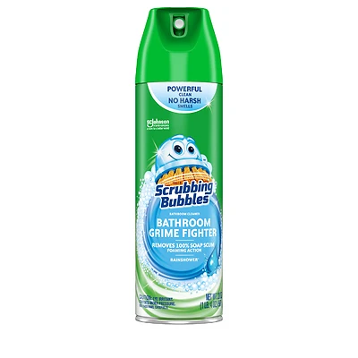 Scrubbing Bubbles 71367 Antibacterial Bathroom Cleaner, Fresh Rainshower, 20 Oz