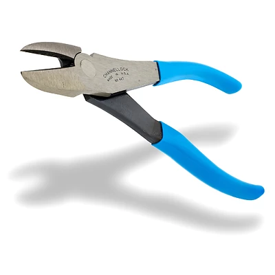 Pliers, Curved Diagonal-Cut, 7-3/4-In.