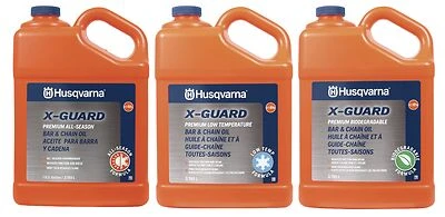 Husqvarna 610000014 Bar & Chain Oil, Amber, 1 Quart