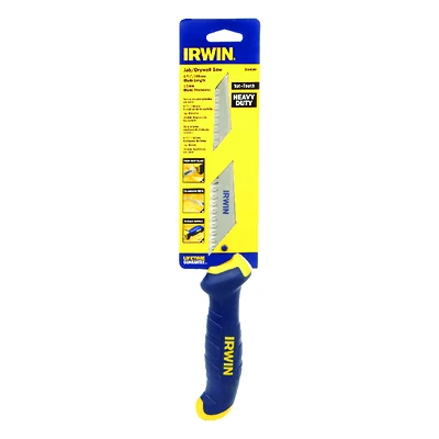 Irwin ProTouch 2014100 Jab Saw, 6-1/2 In. Blade, 9 TPI, Ergonomic Handle