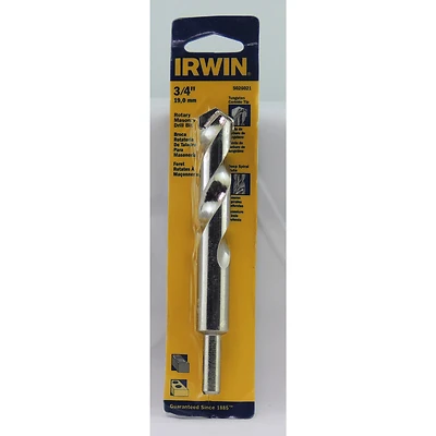 Irwin 5026021 Masonry Drill Bit, 3/4 x 6 In., Carbide Tip
