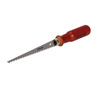 Irwin 2014102 Jab Saw, 6-1/2 In. Blade, 7 TPI, Hardwood Handle