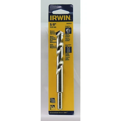 Irwin Masonry Drill Bit, 5/8 x 6 In., Percussion Bit