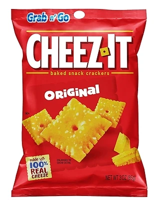 Cheez-It Original Baked Snack Crackers, 3 Oz.