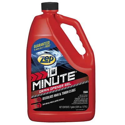 Zep ZHCR128NG 10-Minute Hair Clog Remover, 128 oz.
