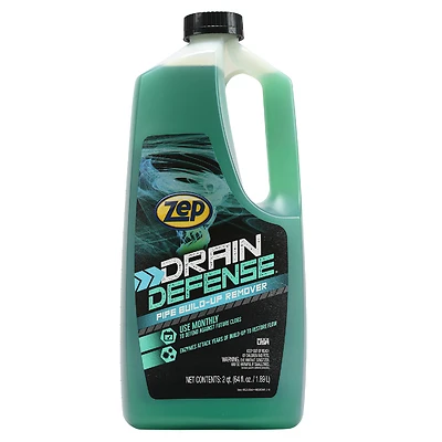 Zep ZLDC648 Draincare Build-Up Remover, Enzymatic Drain Cleaner, 64 oz.
