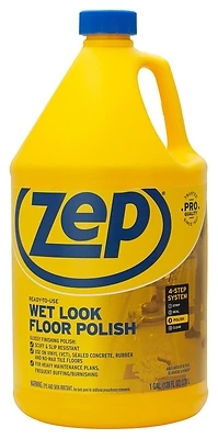 Zep ZUWLFF128 Wet Look Floor Polish, 1 Gallon