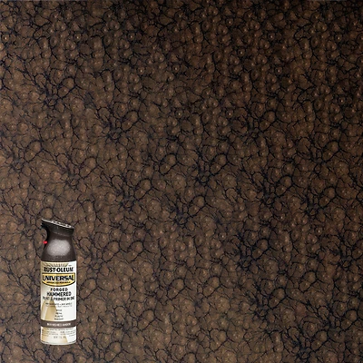 Rust-Oleum 271480 Universal Spray Paint, Hammered Burnished Amber, 12 oz
