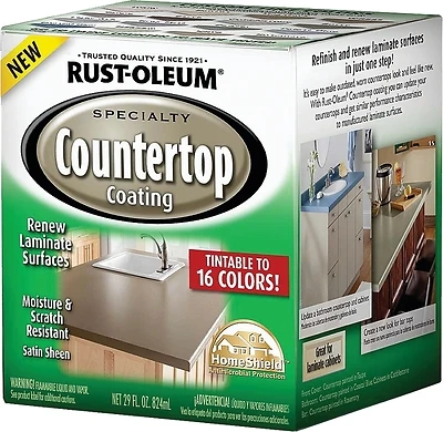 Rust-Oleum 246068 Specialty Countertop Paint, Tintable, 29 Oz
