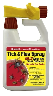 1 Qt. Ready To Spray Hose End Tick & Flea Killer, Model 118-6, Pack Of 6