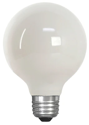 Feit Electric BPG2540W927CA LED Globe Filament Bulb, G25, Frosted, 350 Lumens