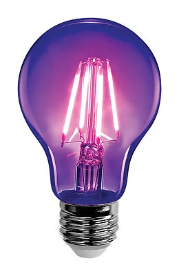 Feit Electric A19 LED Black Light Bulb, 7W, E26 Base, 60W Equivalent